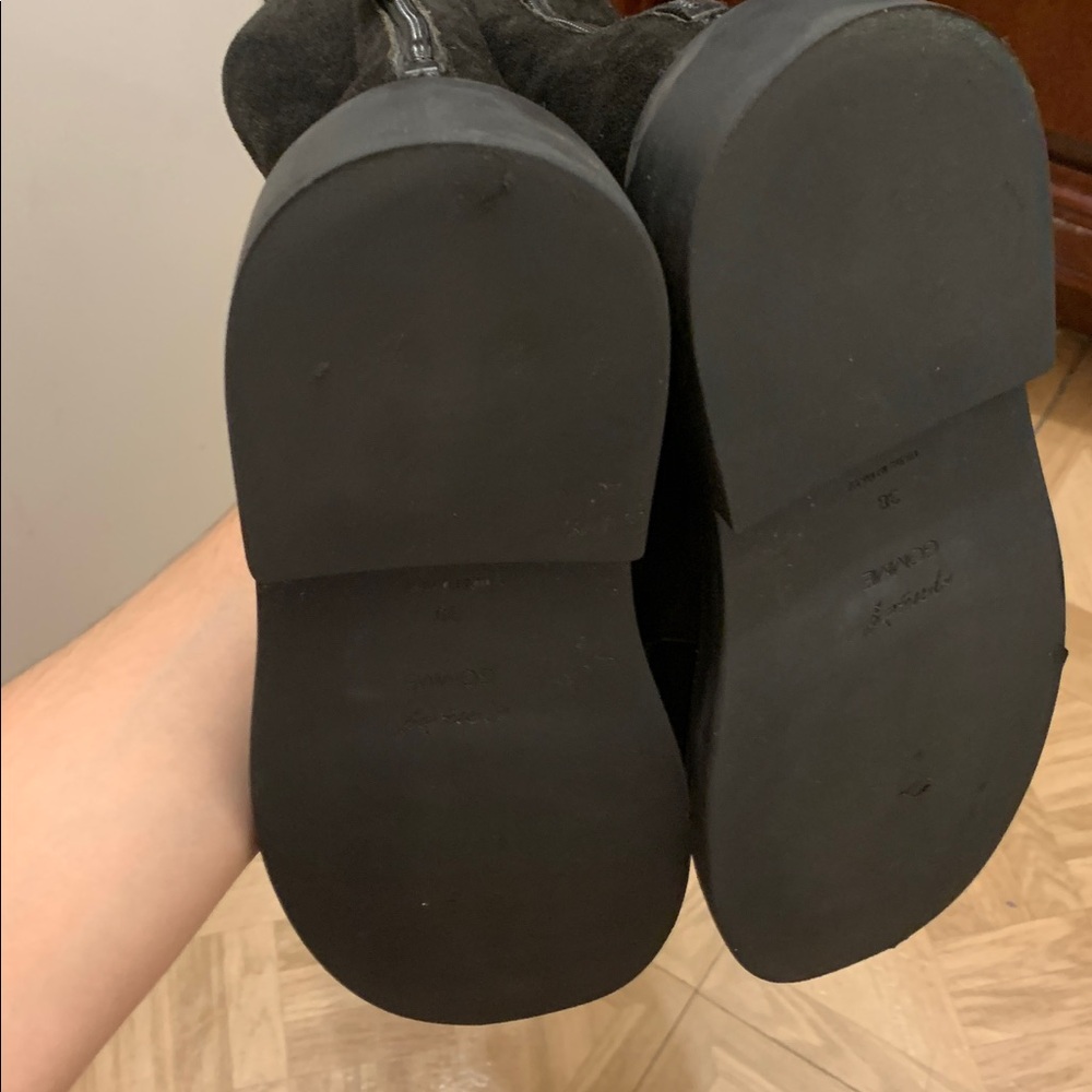 Marsell Black Suede Combat Boots - Picture 12 of 15